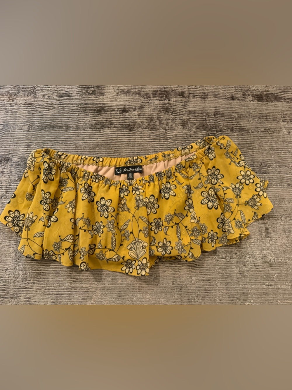 For Love & Lemons floral yellow set